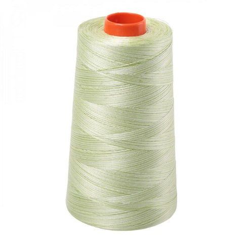 Special Order AURIFIL Variegated Cone 3320 Light Spring Green White Mako Cotton 50 Weight 5900 Meters 6452 Yards Cotton Quilting Thread