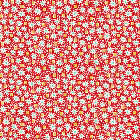 Nana Mae 8 Henry Glass 30's Reproduction Rainbow White Pink Red Orange Blue Green Fabric 24 FQ Fat Quarter Bundle