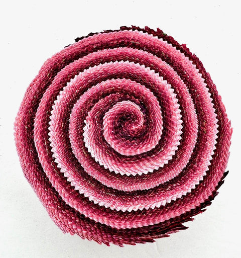 Java Batiks Sweetheart 3 Red to Pink Batik Jelly Roll 40 2.5 Inch Fabric Strips ST-MASJAB-SWE3