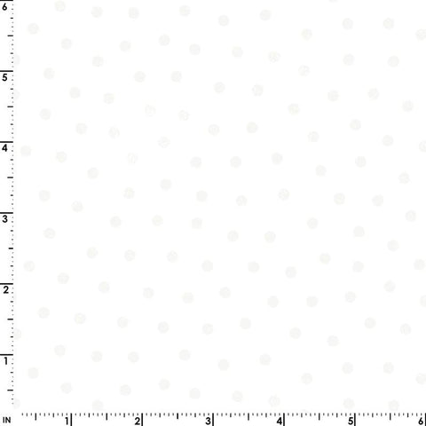 2 YARDS Maywood Little Lambies Woolies Light White Grey Gray Baby Polka Dot Cotton Flannel Fabric 2 Yard 18506-WK