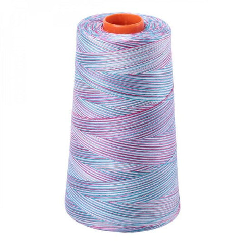 AURIFIL Variegated Cone 4647 Berrylicious Egyptian Mako Cotton 50 Weight Wt 5900 Meters 6452 Yards Quilt Cotton Quilting Thread