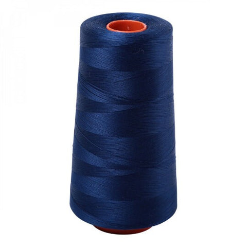 AURIFIL Cone 2780 Dark Delft Blue Navy Egyptian Mako Cotton 50 Weight Wt 5900 Meters 6452 Yards Quilt Cotton Quilting Thread