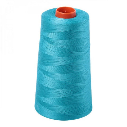 AURIFIL Cone 2810 Turquoise Teal Aqua Egyptian Mako Cotton 50 Weight Wt 5900 Meters 6452 Yards Quilt Cotton Quilting Thread