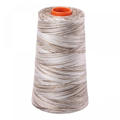 AURIFIL Variegated Cone 4667 Nutty Nougat Egyptian Mako Cotton 50 Weight Wt 5900 Meters 6452 Yards Quilt Cotton Quilting Thread
