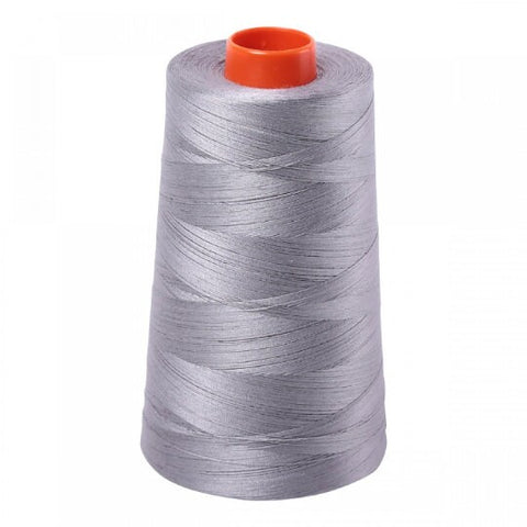 AURIFIL Cone 2606 Mist Grey Gray Egyptian Mako Cotton 50 Weight Wt 5900 Meters 6452 Yards Quilt Cotton Quilting Thread
