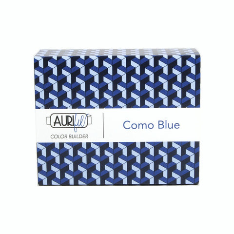 Aurifil COMO Color Builder Mako Cotton 50 Weight Wt Large Spool Blue Navy Indigo Quilting Thread Set of 3 2770 2735 2784
