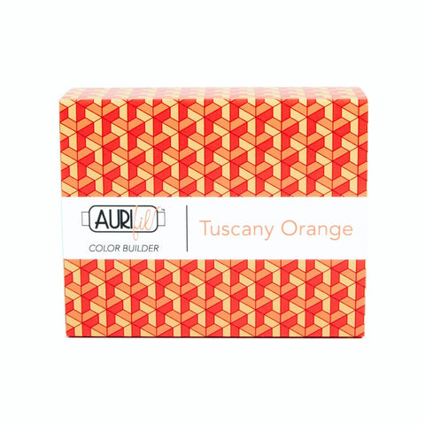 Aurifil TUSCANY Color Builder Mako Cotton 50 Weight Wt Large Spool Tangerine Orange Quilting Thread Set of 3 2214 1133 1104