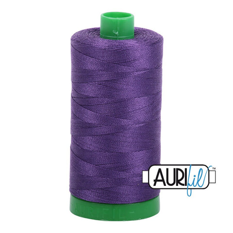 AURIFIL 4225 Eggplant Purple MAKO 40 Weight Wt 1000m 1094y Spool Quilt Cotton Quilting Thread
