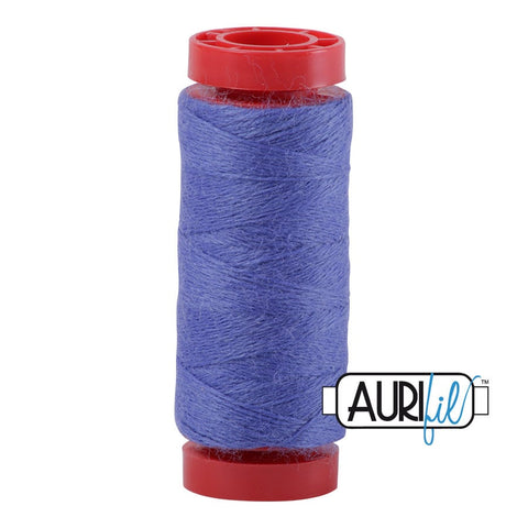 Aurifil LANA WOOL 8525 Periwinkle Blue 12 Weight Wt 50 Meters 54 Yards Spool Quilt Wool Quilting Thread