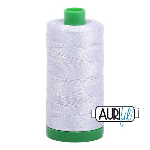 AURIFIL 2600 Dove Light Grey Gray MAKO 40 Weight Wt 1000m 1094y Quilt Cotton Quilting Thread