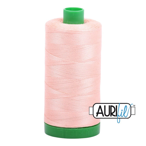 AURIFIL 2420 Fleshy Pink MAKO 40 Weight Wt 1000m 1094y Spool Quilt Cotton Quilting Thread