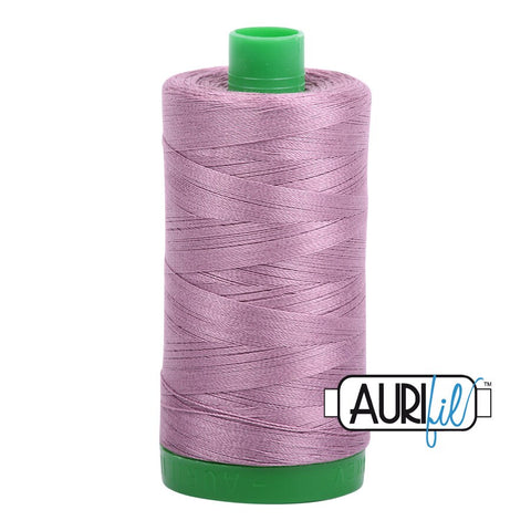 AURIFIL 2566 Wisteria Purple MAKO 40 Weight Wt 1000m 1094y Spool Quilt Cotton Quilting Thread