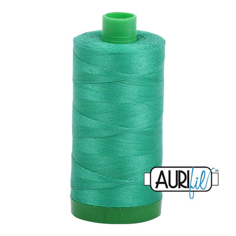 AURIFIL 2865 Emerald Green MAKO 40 Weight Wt 1000m 1094y Spool Quilt Cotton Quilting Thread