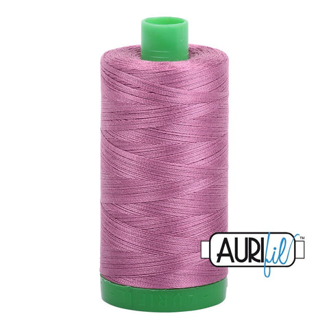 AURIFIL 5003 Wine Pink MAKO 40 Weight Wt 1000m 1094y Spool Quilt Cotton Quilting Thread