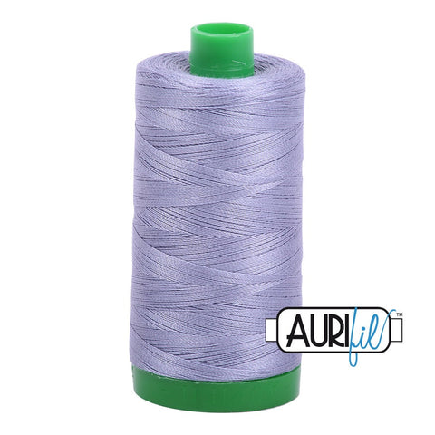 AURIFIL 2524 Grey Violet Purple MAKO 40 Weight Wt 1000m 1094y Spool Quilt Cotton Quilting Thread