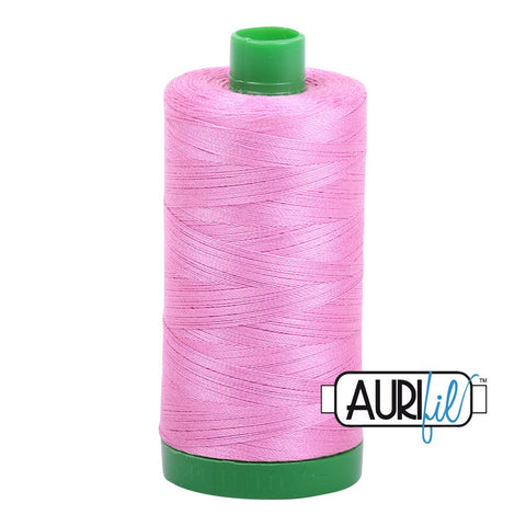 AURIFIL 2479 Medium Orchid Bright Pink MAKO 40 Weight Wt 1000m 1094y Spool Quilt Cotton Quilting Thread