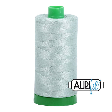AURIFIL 5014 Marine Water Green MAKO 40 Weight Wt 1000m 1094y Spool Quilt Cotton Quilting Thread