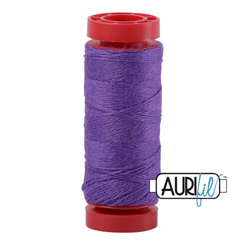 Aurifil LANA WOOL 8520 Grapes Purple 12 Weight Wt 50 Meters 54 Yards Spool Quilt Wool Quilting Thread