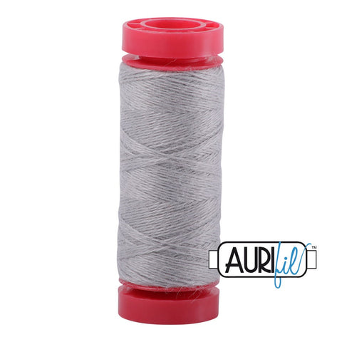 Aurifil LANA WOOL 8605 Light Grey Gray 12 Weight Wt 50 Meters 54 Yards Spool Quilt Wool Quilting Thread