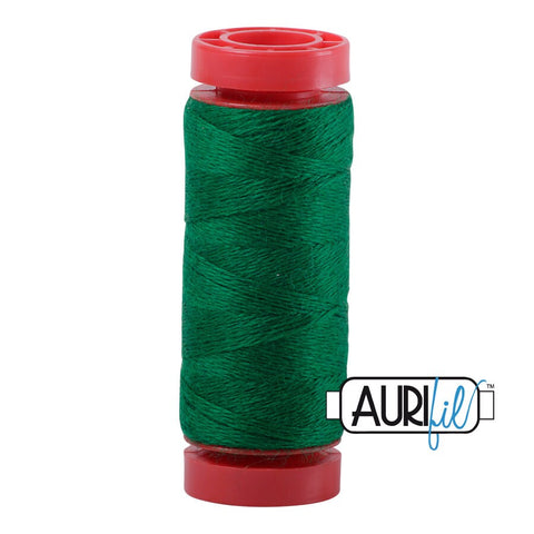 Aurifil LANA WOOL 8880 Lawn Green 12 Weight Wt 50 Meters 54 Yards Spool Quilt Wool Quilting Thread
