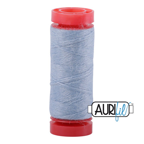 Aurifil LANA WOOL 8715 Baby Blue 12 Weight Wt 50 Meters 54 Yards Spool Quilt Wool Quilting Thread