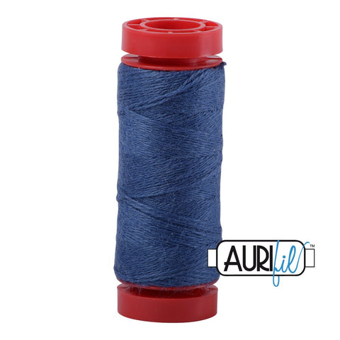 Aurifil LANA WOOL 8782 Cadet Blue 12 Weight Wt 50 Meters 54 Yards Spool Quilt Wool Quilting Thread