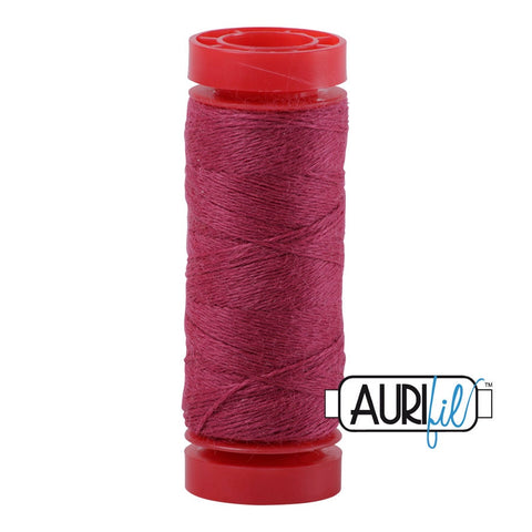 Aurifil LANA WOOL 8442 Mauvelous Mauve Pink 12 Weight Wt 50 Meters 54 Yards Spool Quilt Wool Quilting Thread