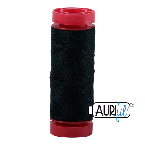 Aurifil LANA WOOL 8893 Dark Forest Green 12 Weight Wt 50 Meters 54 Yards Spool Quilt Wool Quilting Thread