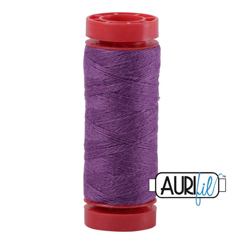 Aurifil LANA WOOL 8552 Orchid Purple 12 Weight Wt 50 Meters 54 Yards Spool Quilt Wool Quilting Thread