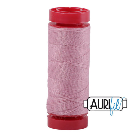 Aurifil LANA WOOL 8426 Country Rose Pink 12 Weight Wt 50 Meters 54 Yards Spool Quilt Wool Quilting Thread