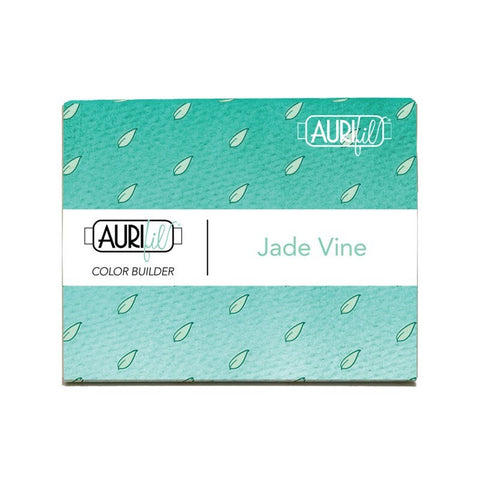 Aurifil Jade Vine Color Builder Mako Cotton 50 Weight Large Spool VARIEGATED Teal Green Quilting Thread Set of 3 2830, 4654, 4662