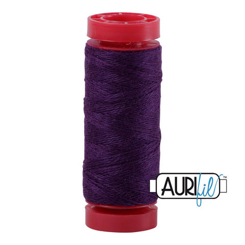 Aurifil LANA WOOL 8551 Purple 12 Weight Wt 50 Meters 54 Yards Spool Quilt Wool Quilting Thread
