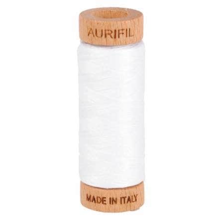 Aurifil NECESSITIES Set Beige White Gray Grey Black Neutral 80 Weight Cotton 300y 274m Mako Thread Set of 4 Spools 2000 2024 2600 2692
