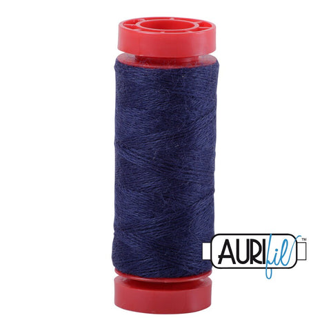 Aurifil LANA WOOL 8783 Navy Blue 12 Weight Wt 50 Meters 54 Yards Spool Quilt Wool Quilting Thread