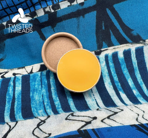 Twisted Bees Local PNW 100% Beeswax Thread Conditioner 0.33 oz Kraft Pot Eco-Friendly Hand Sewing Quilting EPP Notion Sewing Kit