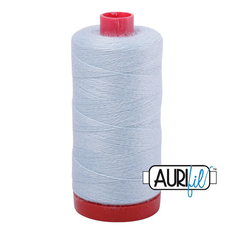 Aurifil LANA WOOL 8745 Robins Egg Blue 12 Weight Wt 350 Meters 383 Yards Spool Quilt Wool Quilting Thread