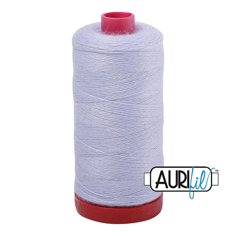 Aurifil LANA WOOL 8710 Sky Blue 12 Weight Wt 350 Meters 383 Yards Spool Quilt Wool Quilting Thread