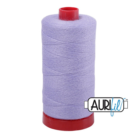 Aurifil LANA WOOL 8515 Dusty Lavender Purple 12 Weight Wt 350 Meters 383 Yards Spool Quilt Wool Quilting Thread
