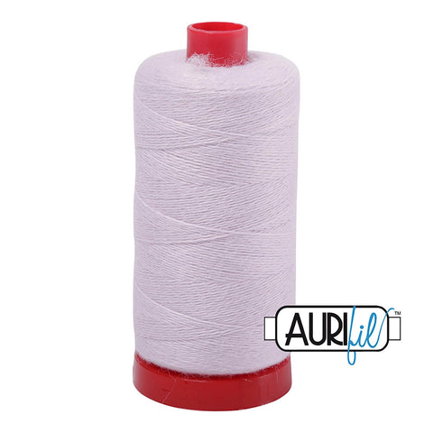 Aurifil LANA WOOL 8505 Lavender Blush Purple 12 Weight Wt 350 Meters 383 Yards Spool Quilt Wool Quilting Thread