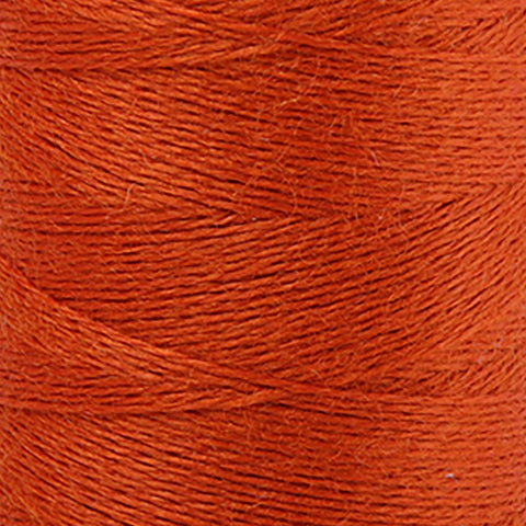 Aurifil LANA WOOL 8245 Dark Pumpkin Orange 12 Weight Wt 350 Meters 383 Yards Spool Quilt Wool Quilting Thread