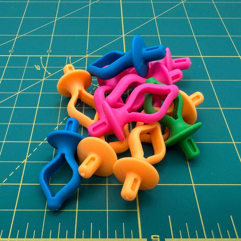 Thread Spool Bobbini Bobbin Holder Organization Pink Orange Blue Green Set of 8