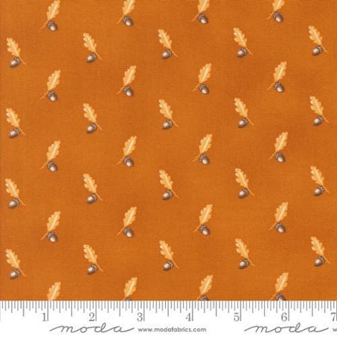 NEW Moda Pumpkin Spice Gatherings Primitive Gatherings Lisa Bongean Floral Autumn Orange Beige Purple Cotton 10 in Layer Cake Square Fabric