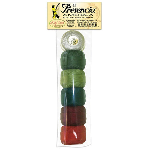Presencia Finca PERLE Cotton Size 8 Set of 6 KCN Holly Kelly Clark Sashiko Sampler 75 Yards Each Applique Cotton Embroidery Thread