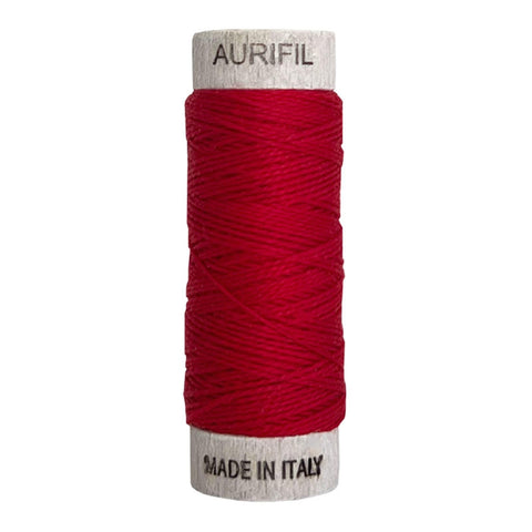 AURIFIL 2250 Red MAKO 8 Weight Wt 35 Meters 38 Yards Spool Quilt Cotton Quilting Thread