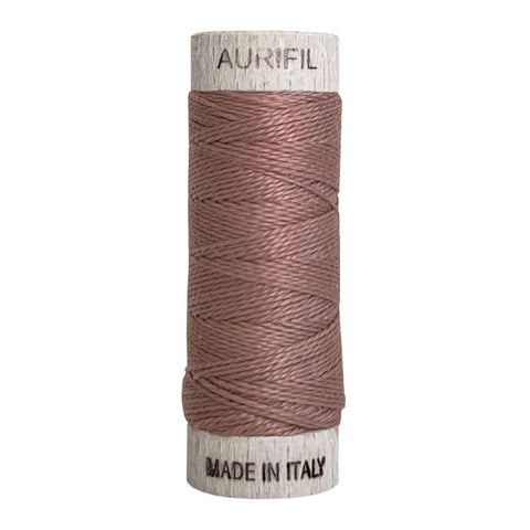 AURIFIL 2375 Antique Blush Pink MAKO 8 Weight Wt 35 Meters 38 Yards Spool Quilt Cotton Quilting Thread