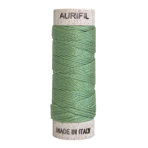 AURIFIL 2840 Loden Green MAKO 8 Weight Wt 35 Meters 38 Yards Spool Quilt Cotton Quilting Thread