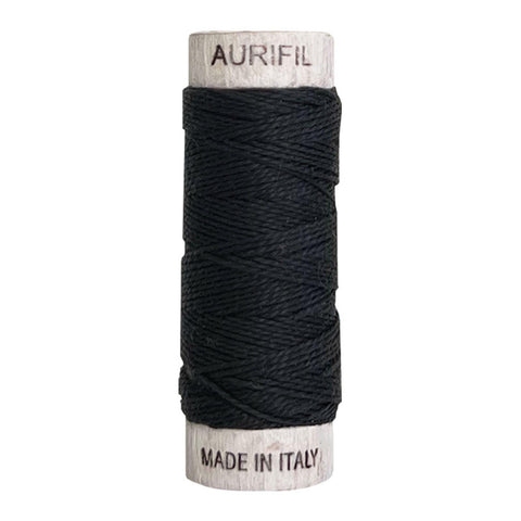AURIFIL 4241 Very Dark Grey MAKO 8 Weight Wt 35 Meters 38 Yards Spool Quilt Cotton Quilting Thread