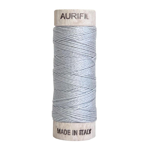 AURIFIL 2600 Dove Grey Gray MAKO 8 Weight Wt 35 Meters 38 Yards Spool Quilt Cotton Quilting Thread