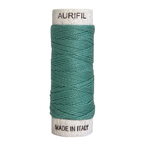 AURIFIL 2850 Medium Juniper Green MAKO 8 Weight Wt 35 Meters 38 Yards Spool Quilt Cotton Quilting Thread