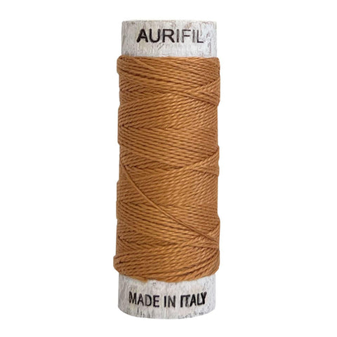 AURIFIL 2930 Toast Gold MAKO 8 Weight Wt 35 Meters 38 Yards Spool Quilt Cotton Quilting Thread